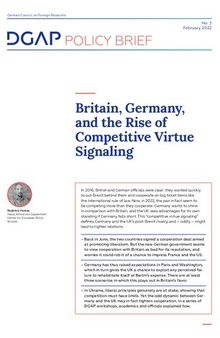 Britain, Germany, and the Rise of Competitive Virtue Signaling