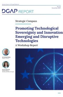 Promoting Technological Sovereignty and Innovation: Emerging and Disruptive Technologies - A Workshop Report