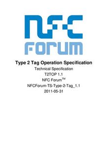 NFC Type 2 Tag Operation Specification