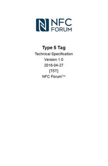 NFC Type 5 Tag Technical Specification