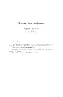 Homotopy theory of diagrams
