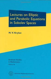 Lectures on Elliptic and Parabolic Equations in Sobolev Spaces