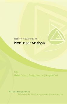 Recent Advances in Nonlinear Analysis