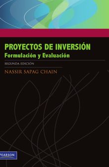 Proyectos de Inversión: Formulación y Evaluación