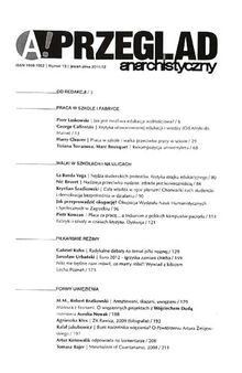 Przegląd Anarchistyczny nr 13 (jesień-zima) / 2012