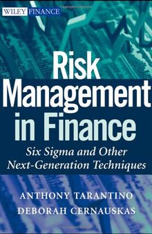 Risk Management in Finance: Six Sigma and other Next Generation Techniques