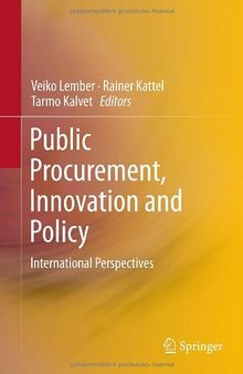 Public Procurement, Innovation and Policy: International Perspectives