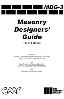 Masonry Designers' Guide