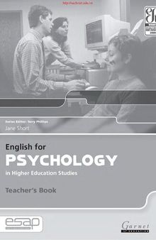 English for Psychology in Higher Education Studies - Teacher's Book