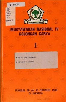 Musyawarah Nasional IV Golongan Karya