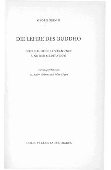 Die Lehre des Buddho, Teil 1.pdf