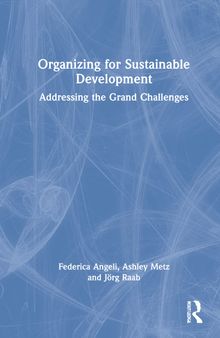 Organizing for Sustainable Development: Addressing the Grand Challenges