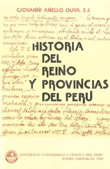 Historia del reino y provinciasdel Perú