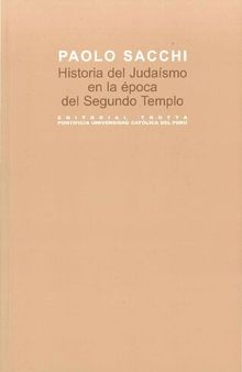 Historia Del Judaísmo En La Época Del Segundo Templo