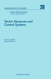 Vector Measures and Control Systems