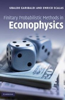 Finitary Probabilistic Methods in Econophysics