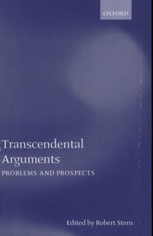 Transcendental Arguments: Problems and Prospects
