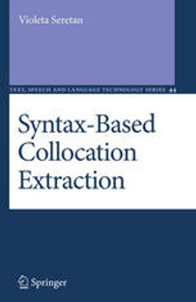 Syntax-Based Collocation Extraction