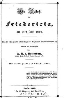 Die Schlacht bei Friedericia am 6ten Juli 1849