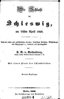 Die Schlacht bei Schleswig am 23sten April 1848