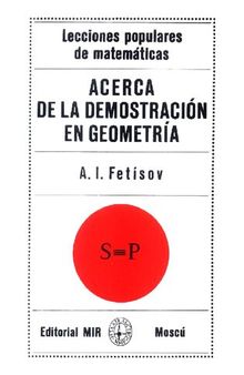 Acerca de la demostración en geometría