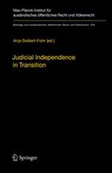 Judicial Independence in Transition