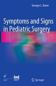 Symptoms and Signs in Pediatric Surgery
