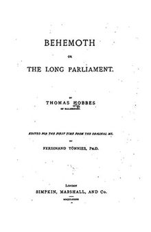 Behemoth, or the Long Parliament