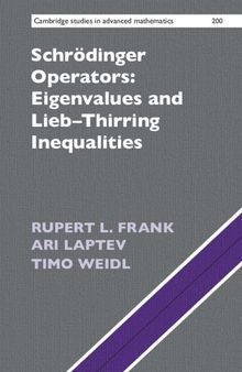Schrödinger Operators: Eigenvalues and Lieb–Thirring Inequalities