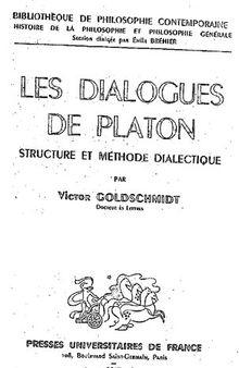 Les dialogues de Platon