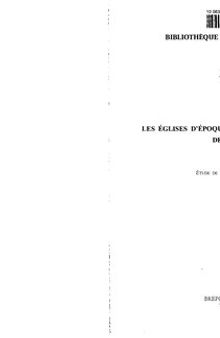 Les églises d'époque byzantine et umayyade de la Jordanie (provinces d'Arabie et de Palestine), Ve-VIIIe siècle. Typologie architecturale et aménagements liturgiques (avec catalogue des monuments)