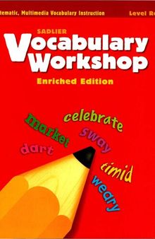 Vocabulary Workshop_Grade 1_Red Level_Student Book