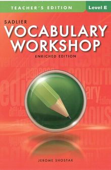 Vocabulary Workshop_Level E_Teacher Book (Key)