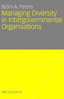 Managing Diversity in Intergovernmental Organisations