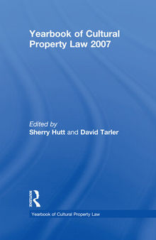 Yearbook of Cultural Property Law 2007