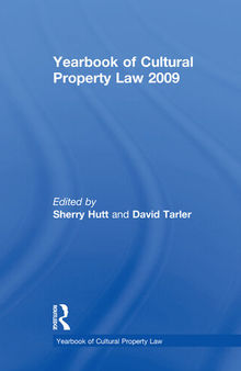 Yearbook of Cultural Property Law 2009