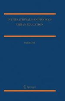 International Handbook of Urban Education