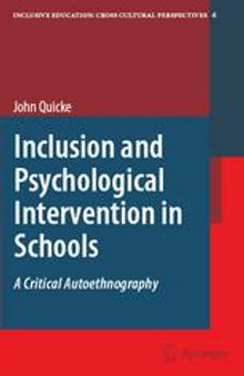 Inclusion and Psychological Intervention in Schools: A Critical Autoethnography