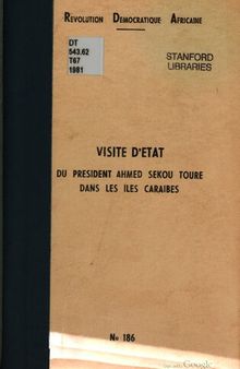 Visite d’etat du Président Ahmed Sékou Touré dans les Îles Caraibes