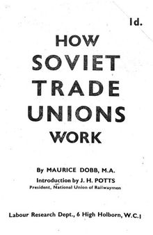 How Soviet Trade Unions Work