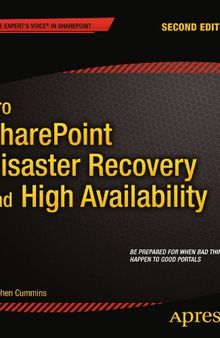 Pro SharePoint disaster recovery and high availability