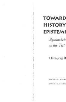 Toward a History of Epistemic Things: Synthesizing Proteins in the Test Tube