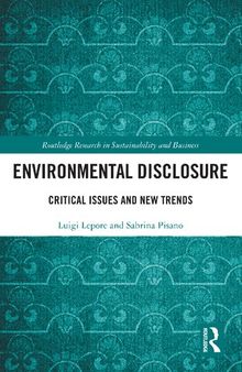 Environmental Disclosure: Critical Issues and New Trends