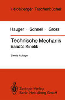 Technische Mechanik: Band 3: Kinetik