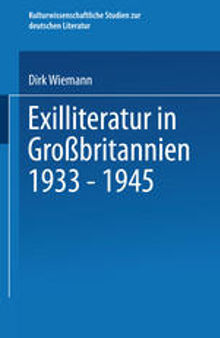 Exilliteratur in Großbritannien 1933 – 1945