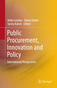 Public Procurement, Innovation and Policy: International Perspectives