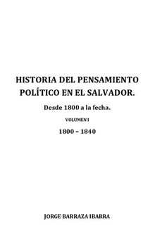 Historia del pensamiento político en El Salvador