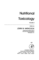 Nutritional Toxicology Volume 2