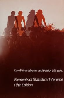 Elements of Statistical Inference