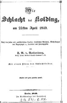 Die Schlacht bei Kolding am 23sten April 1849